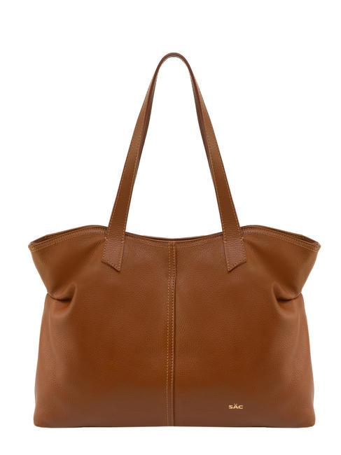 LESAC MARTINA Dollar leather shopper bag dark leather - Women’s Bags