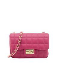 LESAC GIULIA Dollar leather chain shoulder bag fuchsia - Women&rsquo;s Bags - 1
