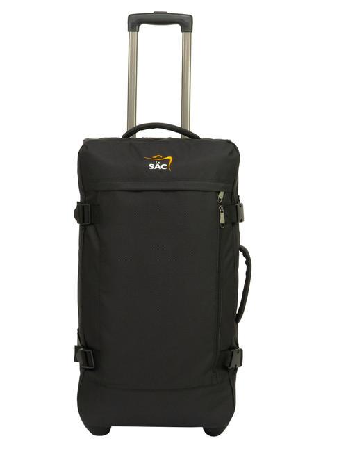 LESAC GLOBETROTTER Medium trolley bag black - Semi-rigid Trolley Cases