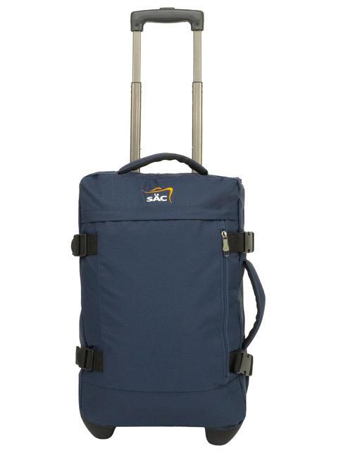LESAC GLOBETROTTER Hand luggage trolley blue - Hand luggage