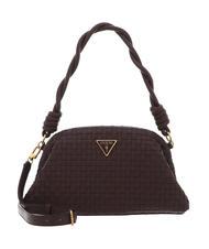 GUESS LISBET Woven clutch bag mahogany - Women&rsquo;s Bags - 1