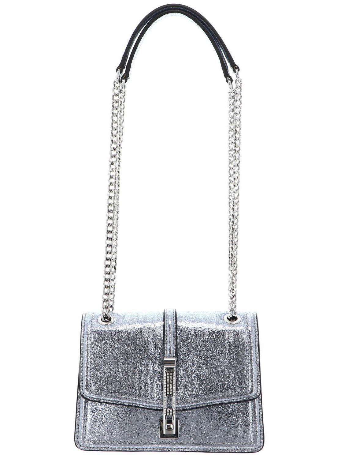 Guess silver on sale crossbody bag