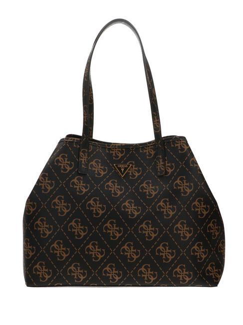 GUESS VIKKY LOGO LARGE Shoulder bag brown - Women’s Bags