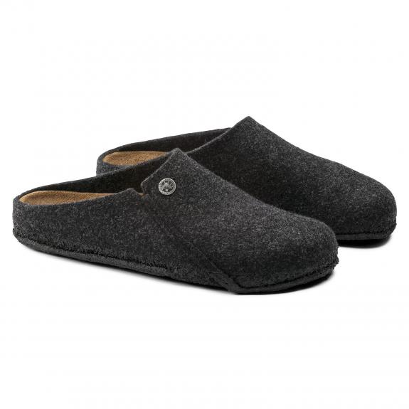 BIRKENSTOCK ZERMATT Sabot sandal in wool felt anthracite - Men’s shoes
