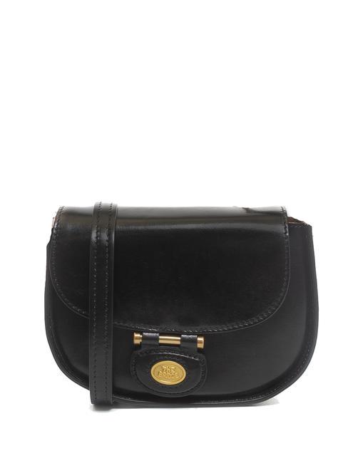 THE BRIDGE DORA Shoulder bag in leather Black Gold - Women’s Bags