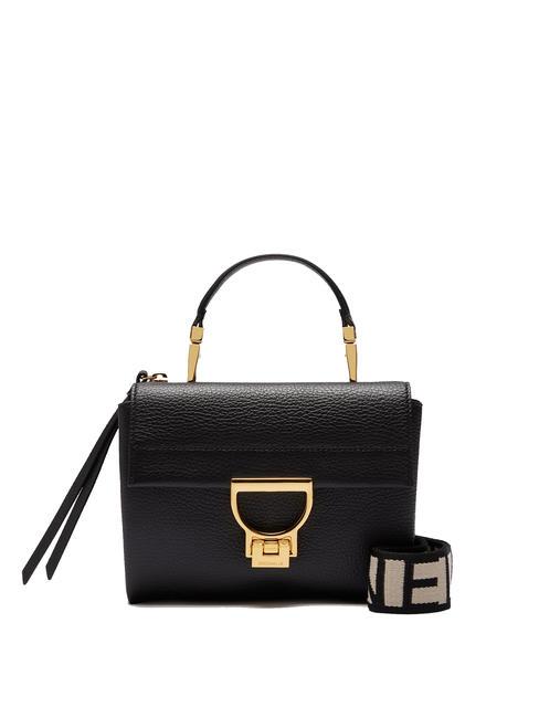 COCCINELLE ARLETTIS Signature Mini handbag, with shoulder strap Black - Women’s Bags