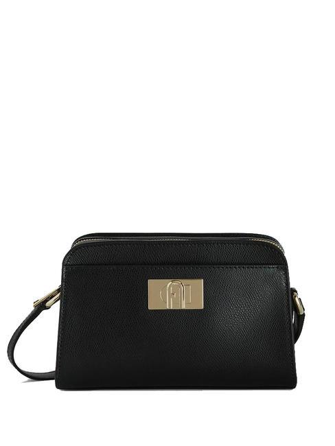 FURLA 1927 Ares leather small shoulder bag Black - Women’s Bags