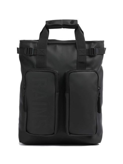 RAINS TEXEL TOTE Backpack Waterproof bag black - Laptop backpacks