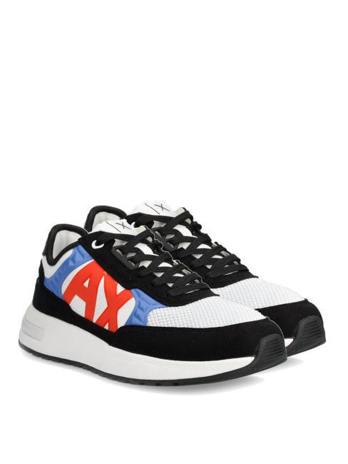 ARMANI EXCHANGE DUSSELDORF Sneakers Man black+op.wht+flame - Men’s shoes