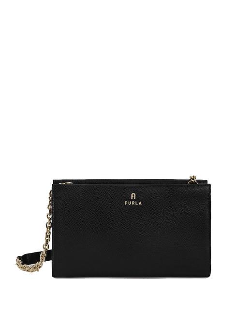 FURLA CAMELIA Small leather shoulder bag Black - Women’s Bags