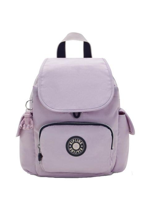KIPLING CITY PACK Woman backpack gentle lilac block - Women’s Bags