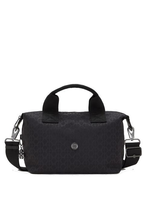 KIPLING KALA  Handbag with shoulder strap signature black qvc - Women’s Bags