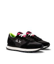 SUN68 ALLY SOLID Sneakers black/fluorescent yellow - Women&rsquo;s shoes - 1