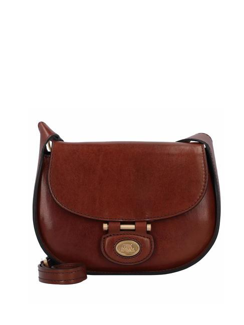 THE BRIDGE DORA Shoulder bag in leather BROWN - Women’s Bags