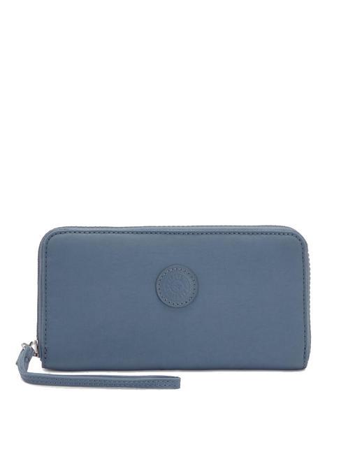 KIPLING IMALI Large zip around wallet brush blue soft twill - Women’s Wallets