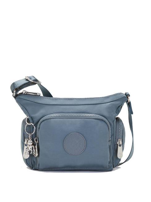 KIPLING GABBIE MINI Small shoulder bag brush blue soft twill - Women’s Bags