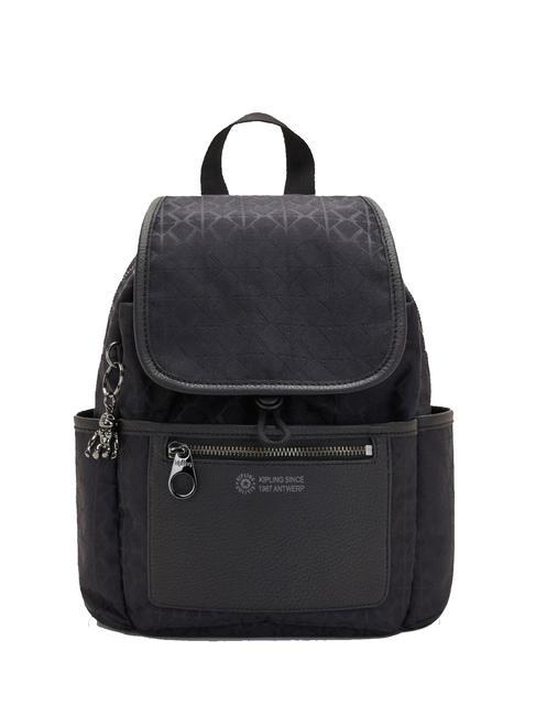KIPLING CITY PACK Flap backpack signature black - Women’s Bags