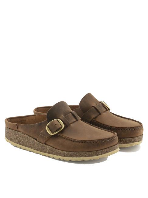 BIRKENSTOCK BUCKLEY Leather mules cognac - Women’s shoes