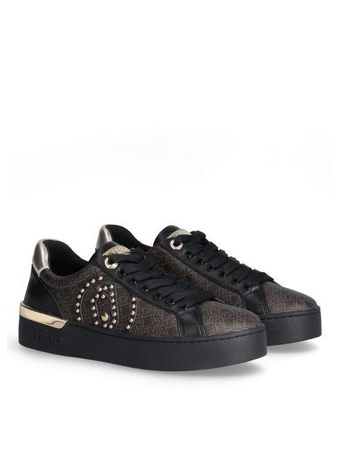 LIUJO SILVIA 92 Sneakers with studs brown - Women’s shoes