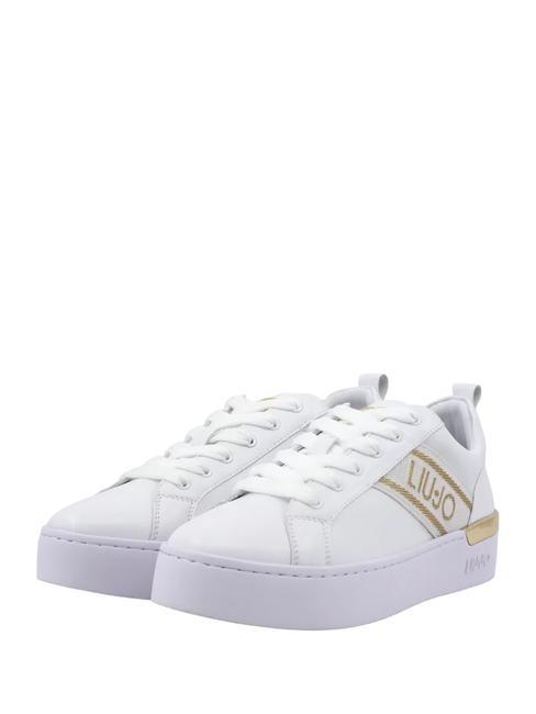 LIUJO SILVIA 86 Sneakers with jacquard logo white - Women’s shoes