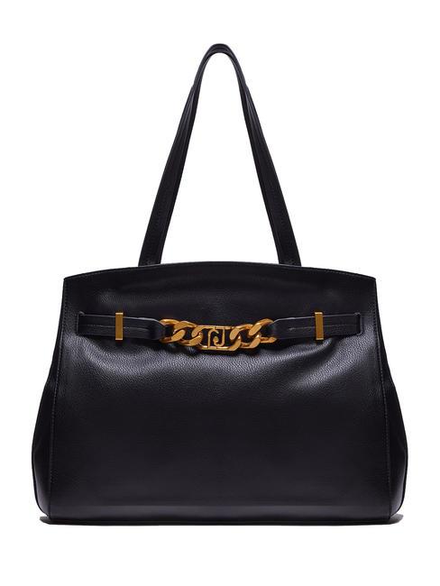 LIUJO AMANDUA Chain shopper bag BLACK - Women’s Bags