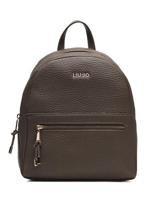 LIUJO ONDINA Backpack with front pocket brown light - Women’s Bags