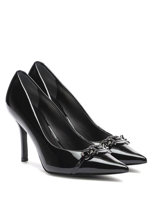 GUESS SCALE Patent leather décolleté shoe BLACK - Women’s shoes