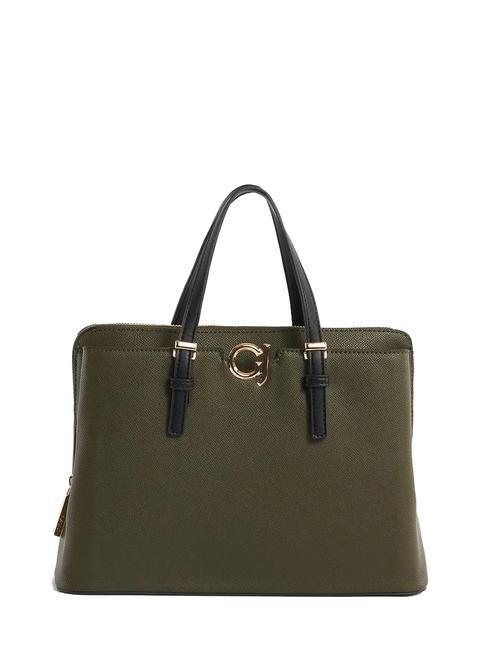 GAUDÌ ZAFFIRA Handbag with shoulder strap MILITARY - Women’s Bags