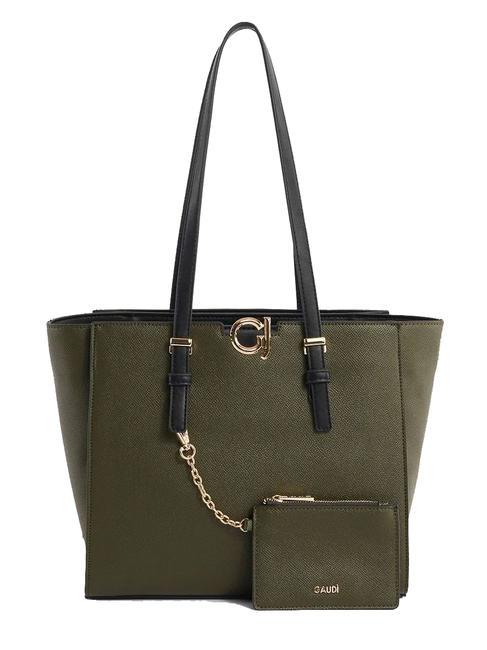 GAUDÌ ZAFFIRA Small shopping bag MILITARY - Women’s Bags
