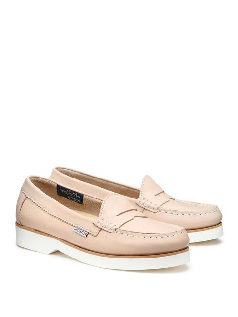 DOCKSTEPS LOMA 1510 Leather boat shoe cream - Women’s shoes