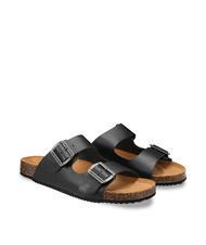 DOCKSTEPS VEGA 2286 Double buckle leather sandal - Men&rsquo;s shoes