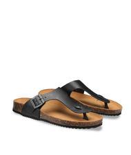 DOCKSTEPS VEGA 2290 Leather thong sandal with buckle - Women&rsquo;s shoes