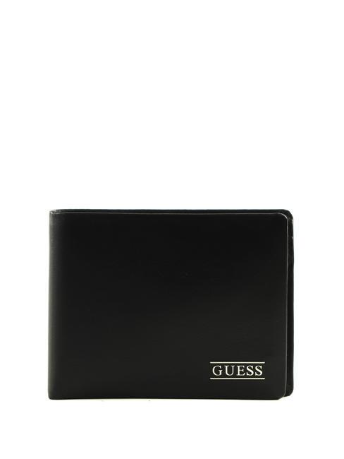 GUESS NEW BOSTON Leather wallet BLACK - Men’s Wallets