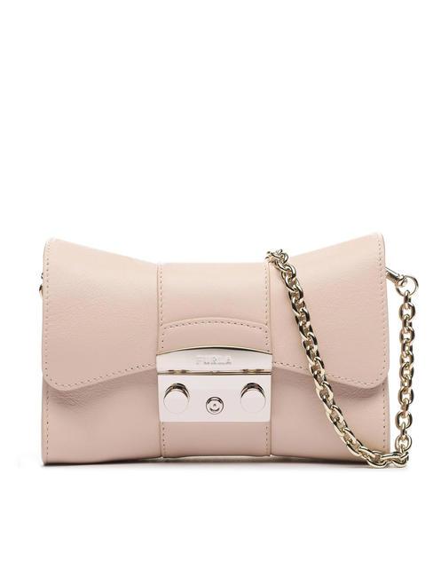 FURLA METROPOLIS Mini shoulder bag in leather ballerina - Women’s Bags