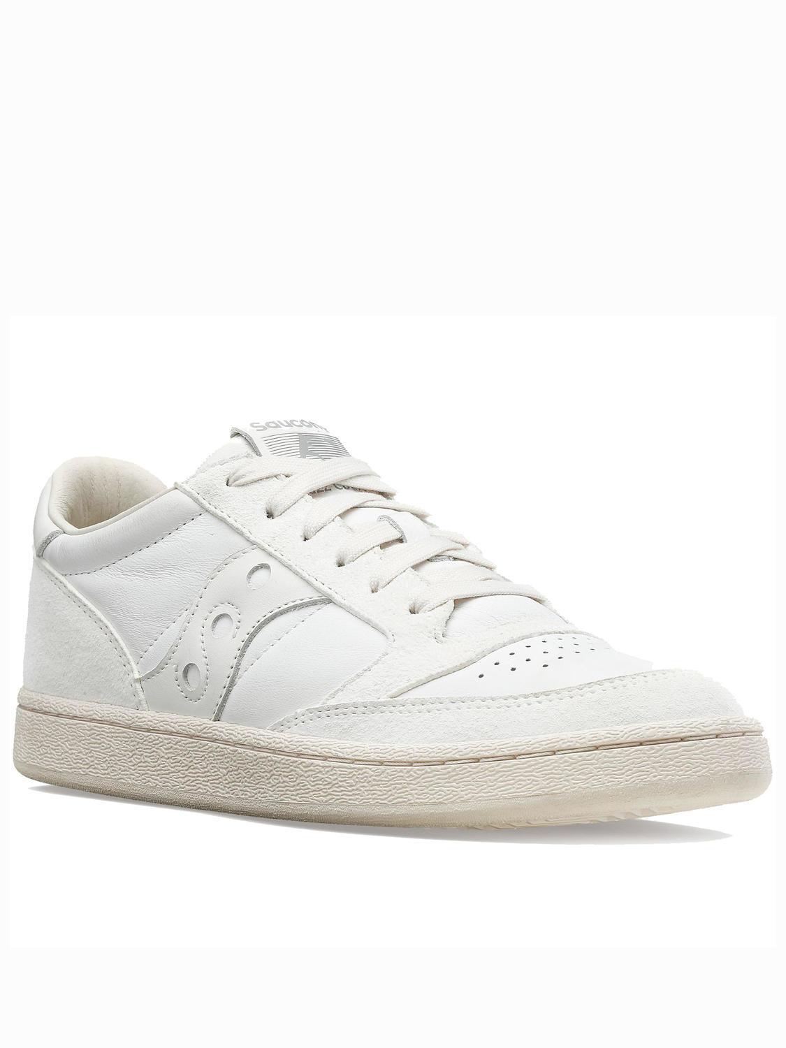 Saucony white sales leather sneakers