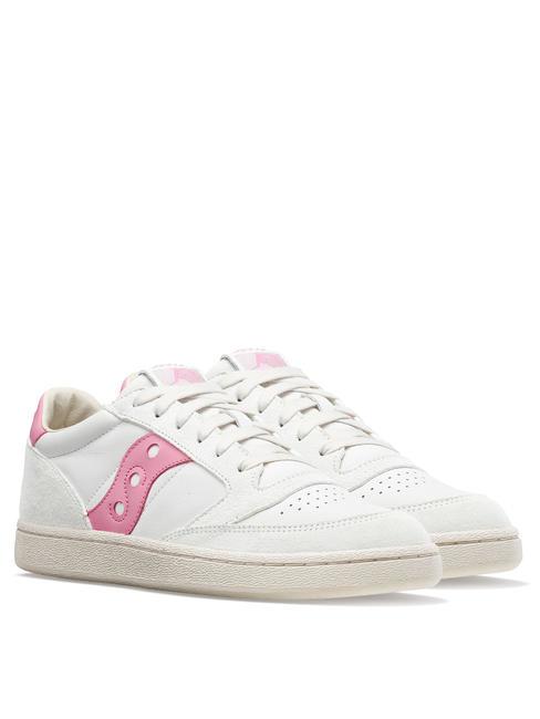 SAUCONY JAZZ COURT Leather sneakers white/pink - Men’s shoes