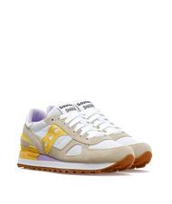 SAUCONY SHADOW ORIGINAL Sneakers white/yellow - Women&rsquo;s shoes - 1
