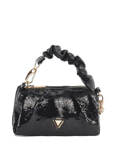 GAUDÌ ANAIS GLAMOUR Small bag with sequins BLACK - Women’s Bags