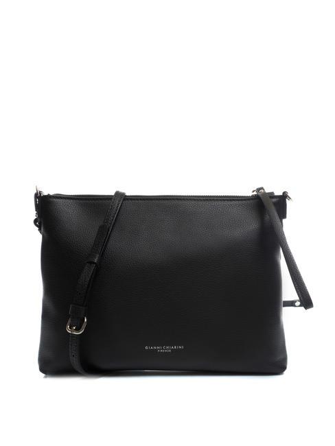 GIANNI CHIARINI FLAT Leather clutch bag Black - Women’s Bags