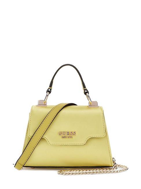 GUESS VELINA Mini hand bag, with shoulder strap chartreuse - Women’s Bags