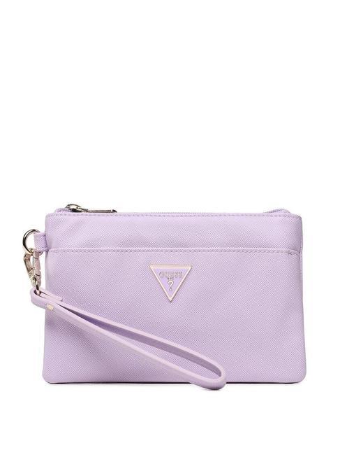 GUESS NOT COORDINATED Clutch bag with sachet lavender - Women’s Bags