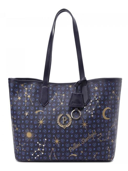 POLLINI HERITAGE STARLIGHT Shoulder shopper bag bluberry - Women&rsquo;s Bags