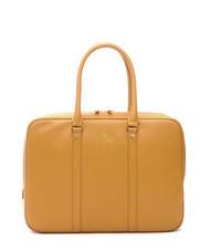 SPALDING TIFFANY Leather briefcase for 15" pc holder mustard - Work Briefcases - 1