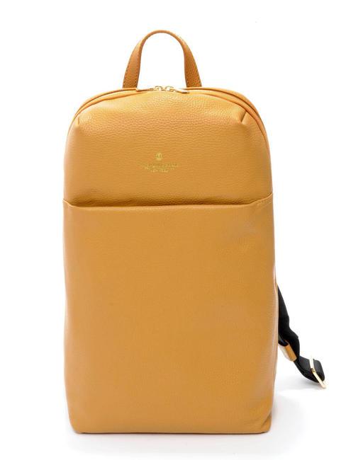 SPALDING TIFFANY JANE Leather backpack for 15.6" pc mustard - Laptop backpacks