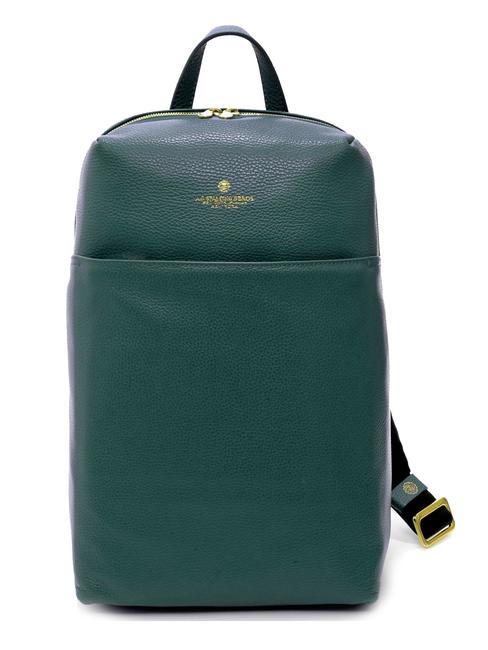 SPALDING TIFFANY JANE Leather backpack for 15.6" pc dark green - Laptop backpacks