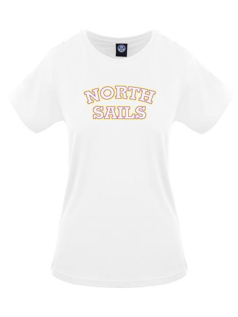 NORTH SAILS LOGO PRINT Cotton T-shirt white - T-shirt