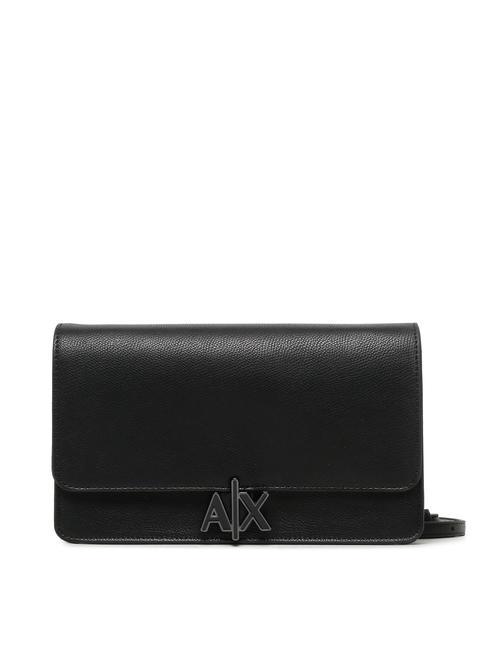 ARMANI EXCHANGE A|X METALLIC shoulder bag Black - Women’s Bags