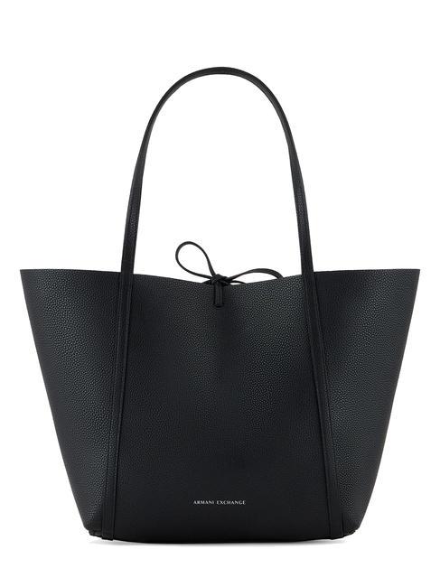 ARMANI EXCHANGE A|X Shopper bag with pouch black/white/bl - Women’s Bags