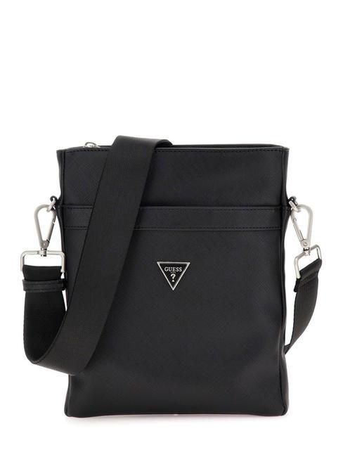 GUESS CERTOSA Flat bag BLACK - Over-the-shoulder Bags for Men