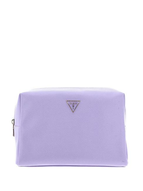 GUESS SAFFIANO Beauty case lavender - Beauty Case